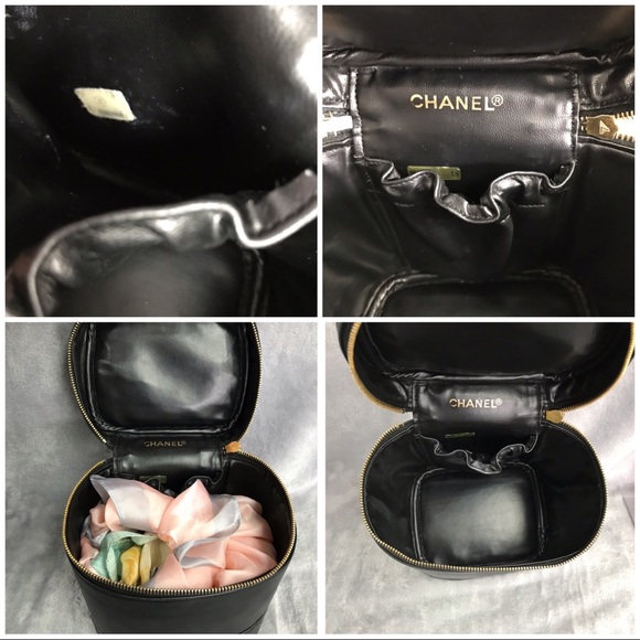 CHANEL  LAMBSKIN VANITY  CASE VGC - Picture 6 of 8